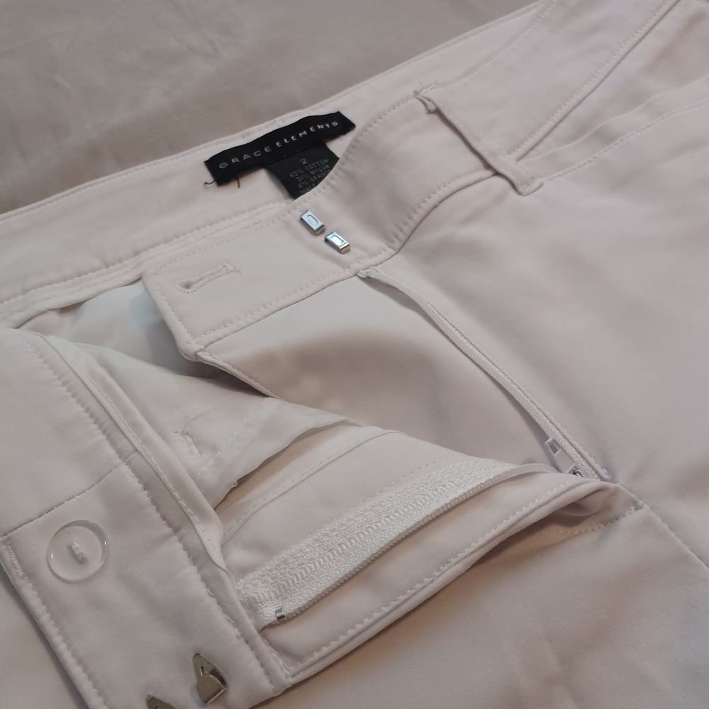 Classic White Pants By Grace Elements - image 3